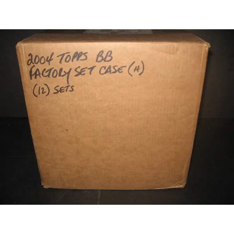 2004 Topps Baseball Factory Set Case (Hobby) (12 Sets)