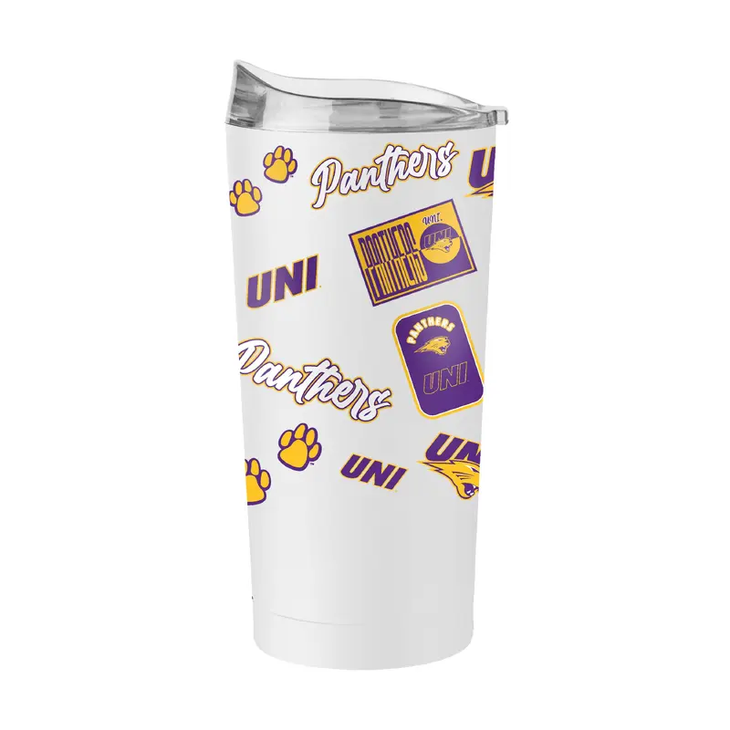 Northern Iowa 20oz Colorblock Powder Coat Tumbler