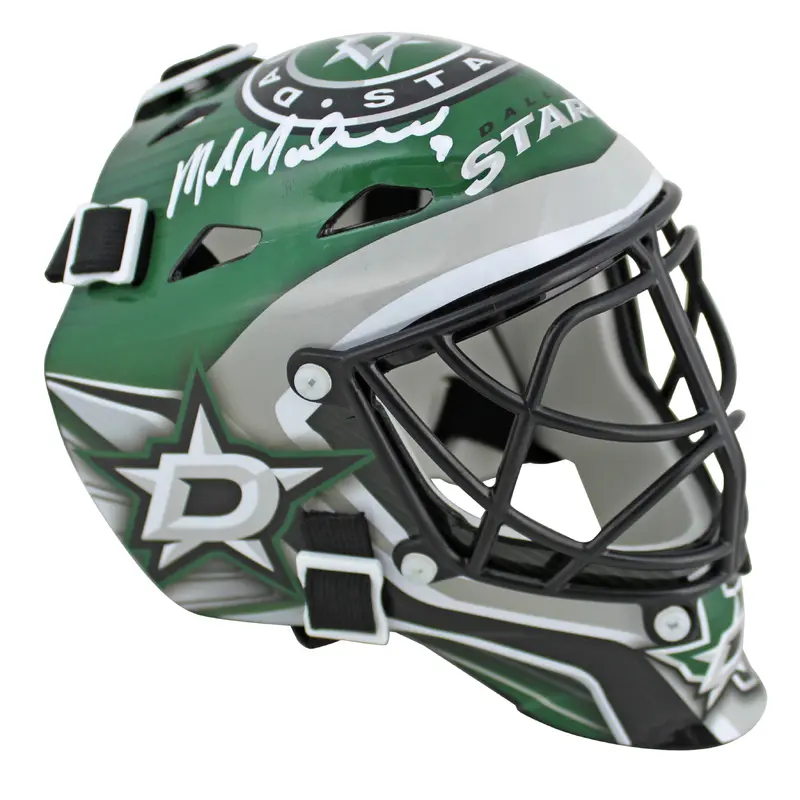 Stars Mike Modano Authentic Signed Mini Goalie Mask Autographed BAS Witnessed