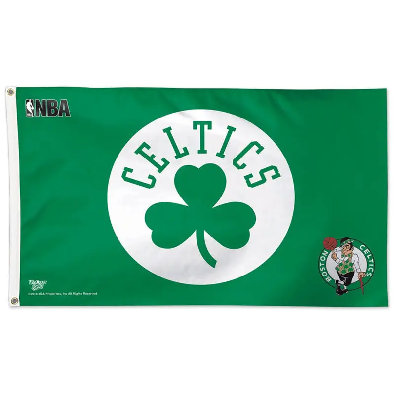 Boston Celtics Official NBA Basketball 3'x5' Deluxe-Edition Flag - Wincraft Inc.
