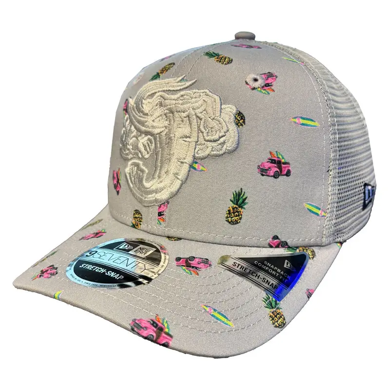 Jacksonville Jumbo Shrimp New Era Tonal Beachy Days 9Seventy Snapback