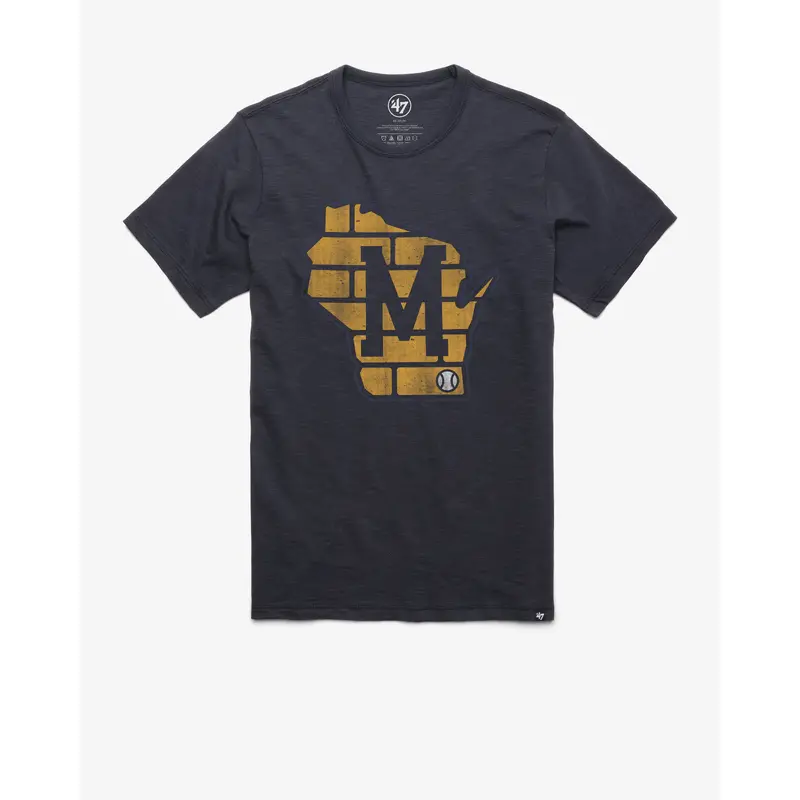 MILWAUKEE BREWERS GRIT '47 SCRUM TEE