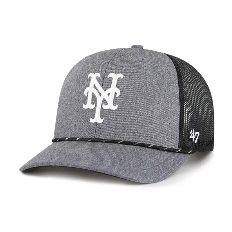 NEW YORK METS CARBON ROPE '47 TRUCKER