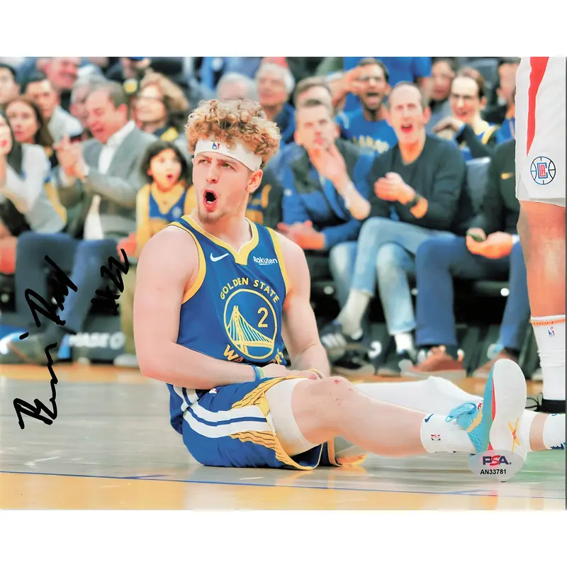 Brandin Podziemski signed 8x10 photo PSA/DNA Warriors Autographed