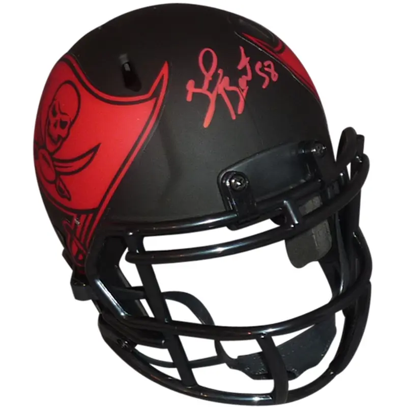 Shaquil Barrett Autographed Tampa Bay Buccaneers (ECLIPSE Alternate) Mini Helmet - JSA