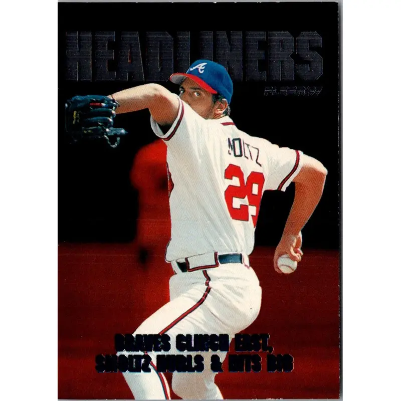 1997 Fleer Headliners John Smoltz #19