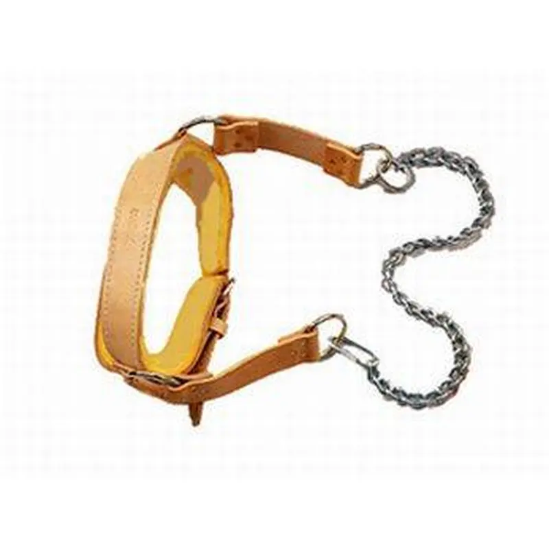 New Apollo Athletics Leather Head Belt w/ Chain