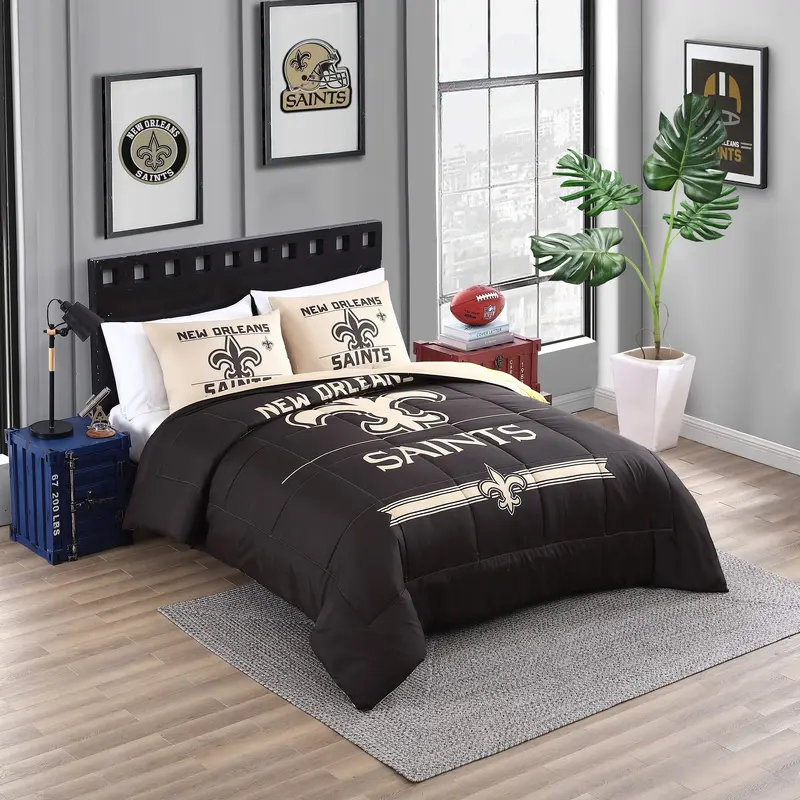 New England Patriots Command Comforter Set Full/Queen