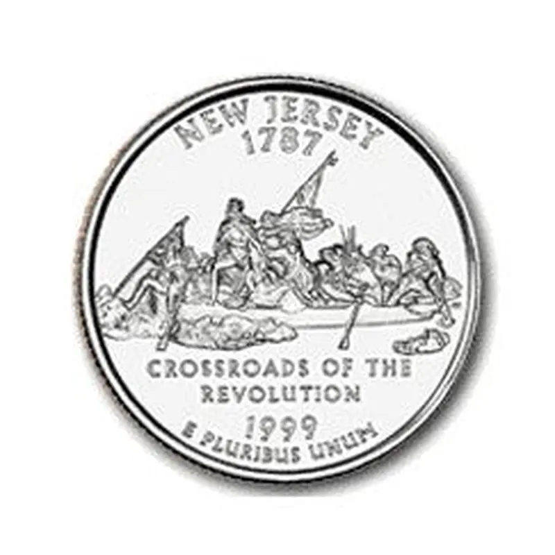 New Jersey State Quarter #3 (1999)- D uncirculated - us mint