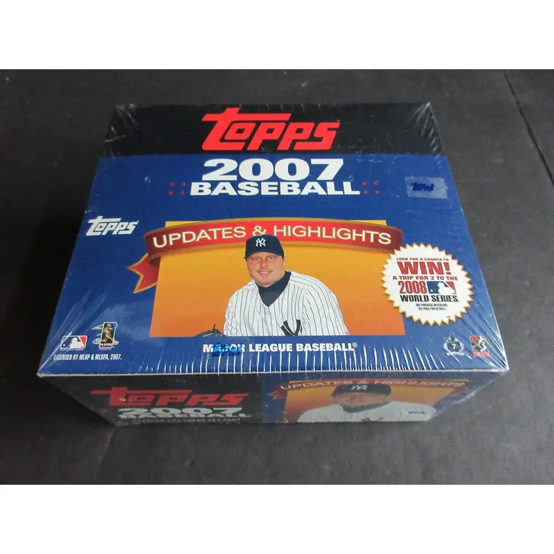 2007 Topps Baseball Updates & Highlights Series Box (Retail) (24/12)