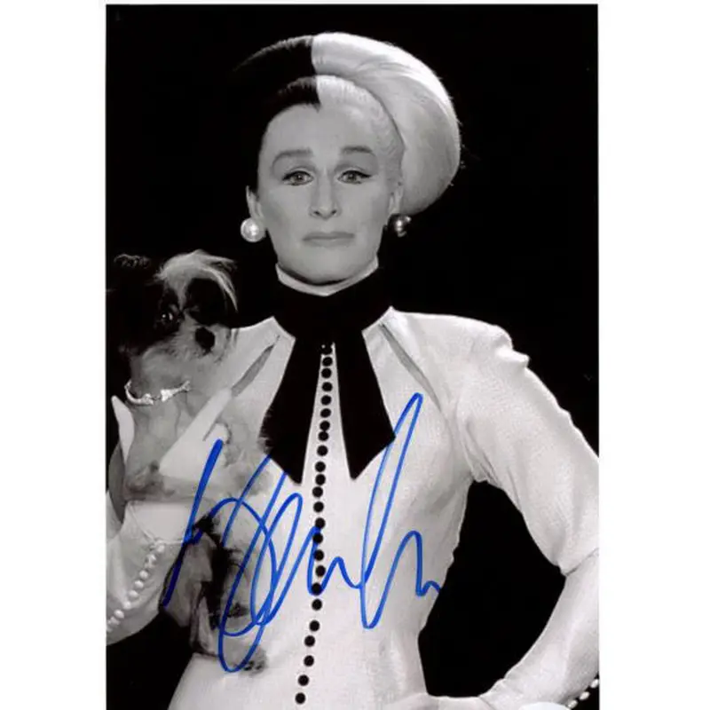 Glenn Close 101 Dalmations Signed Authentic 8X12 Photo PSA/DNA #S33982