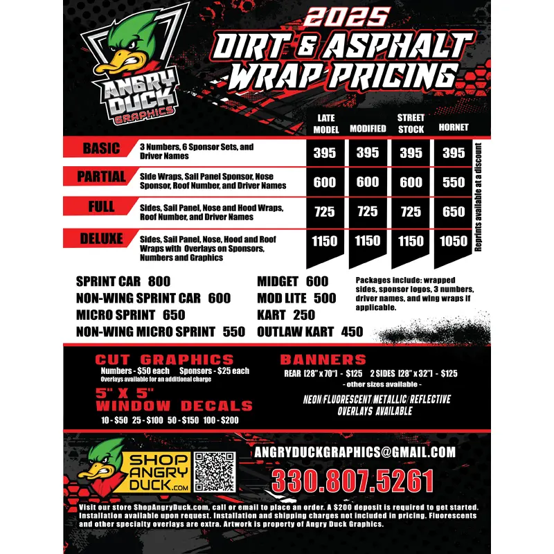 Micro Sprint Car Wrap