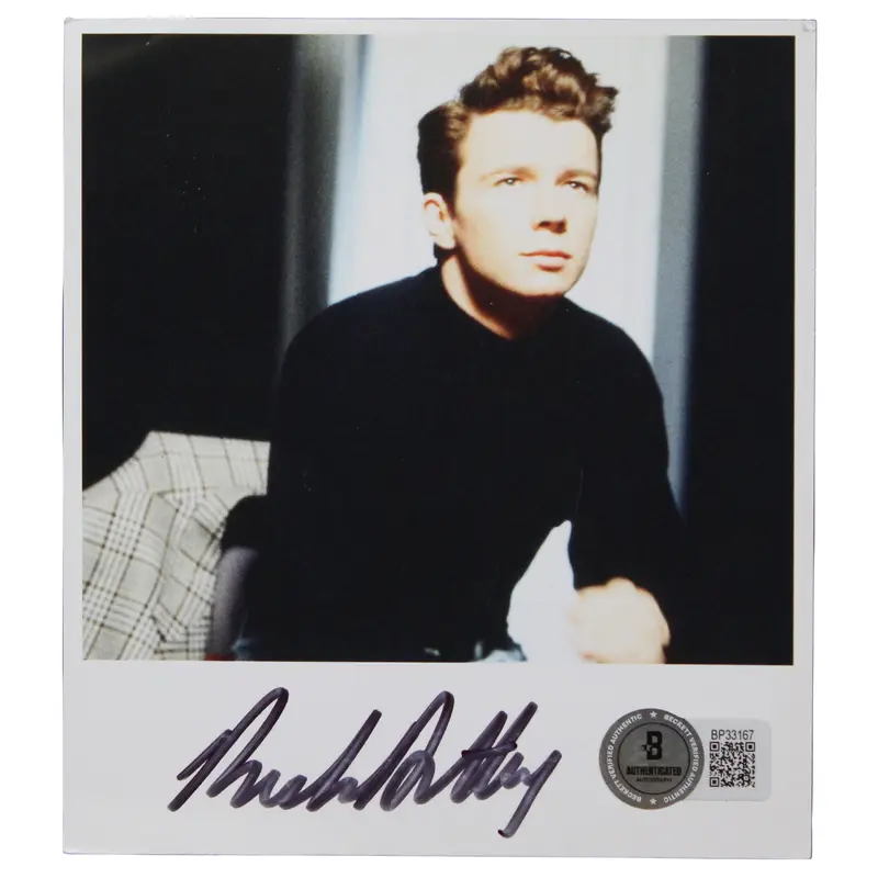 Rick Astley Signed Whenever You Need Somebody CD Insert w/ Disk BAS #BP33167