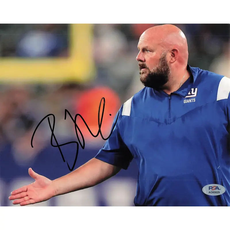 Brian Daboll signed 8x10 photo PSA/DNA Autographed New York Giants Head Coach