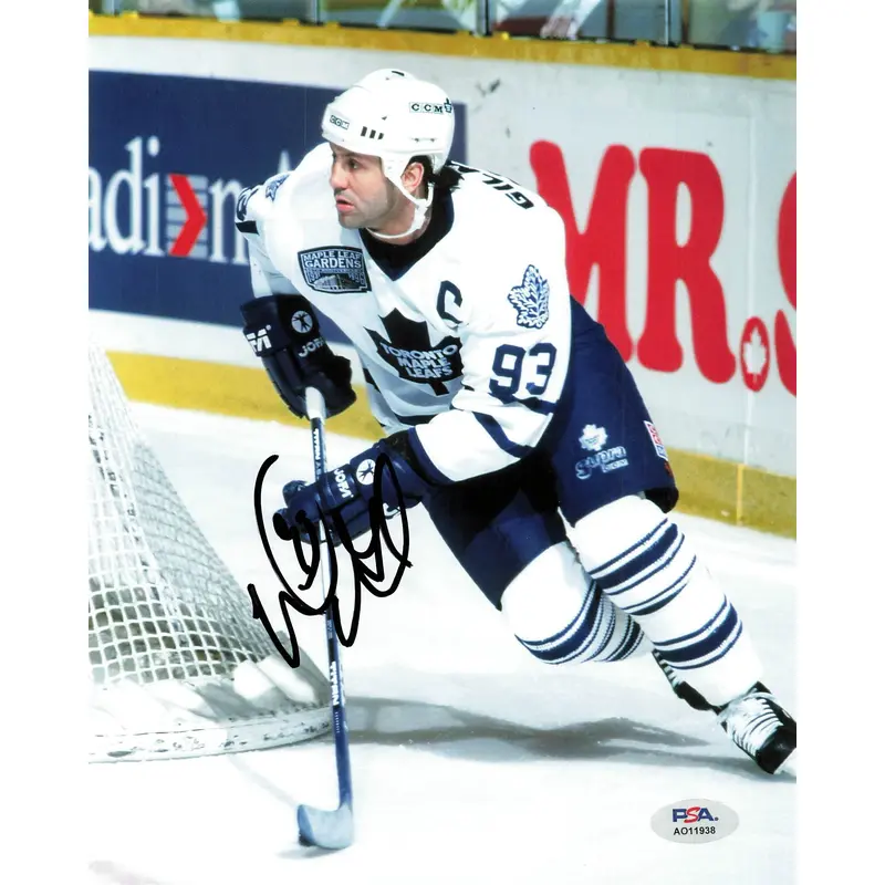 Doug Gilmour signed 8x10 photo PSA/DNA Toronto Maple Leafs Autographed