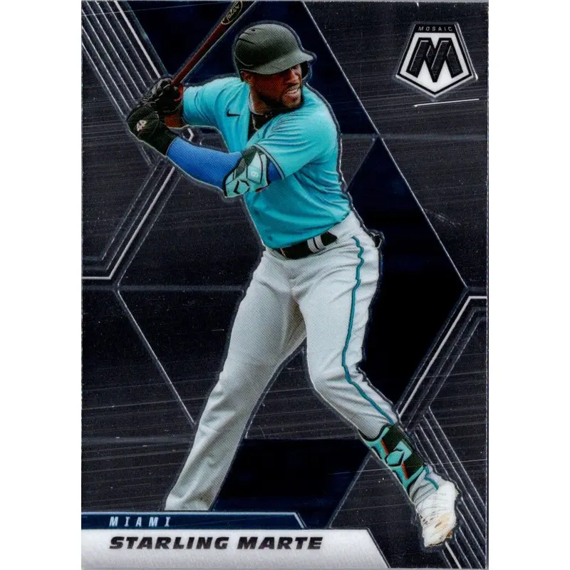 2021 Panini Mosaic Starling Marte #49