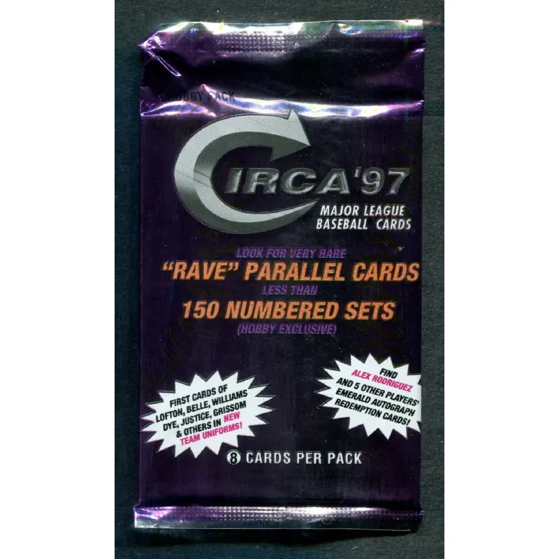 1997 Fleer Circa Baseball Unopened Pack (Hobby)