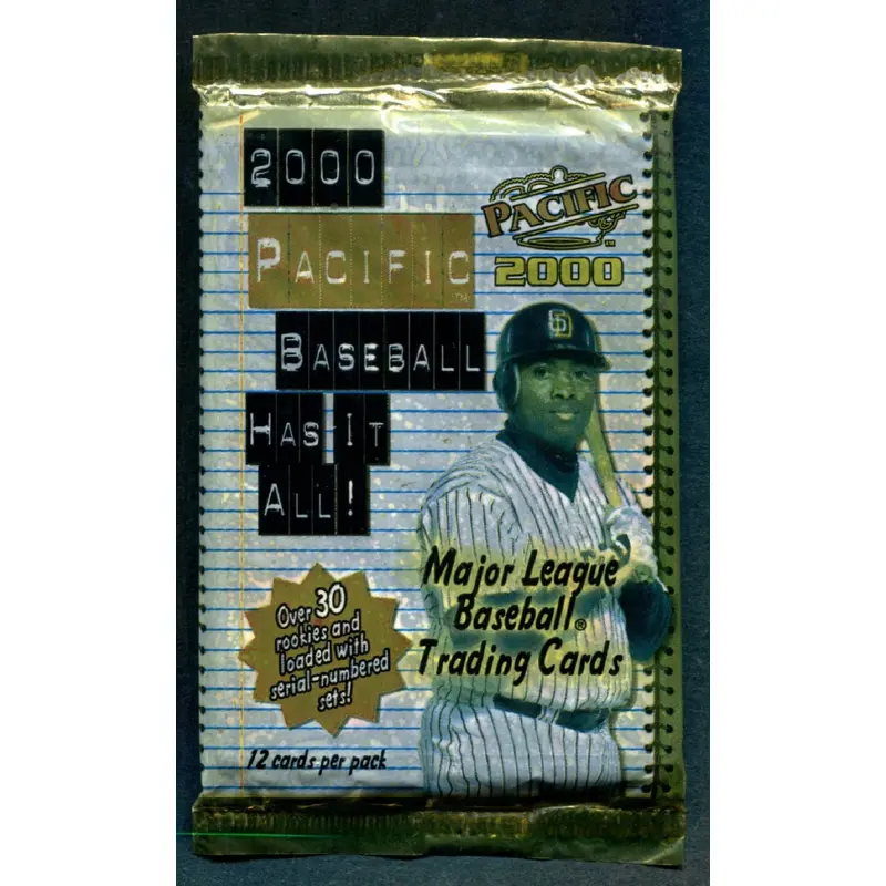 2000 Pacific Baseball Unopened Pack