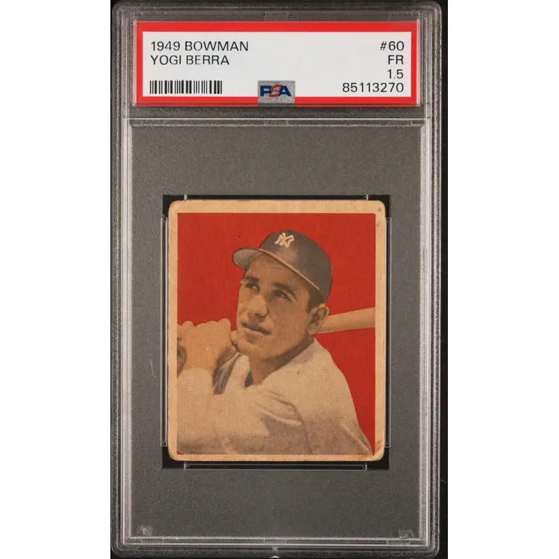 Yogi Berra 1949 Bowman #60 PSA 1.5 Fair