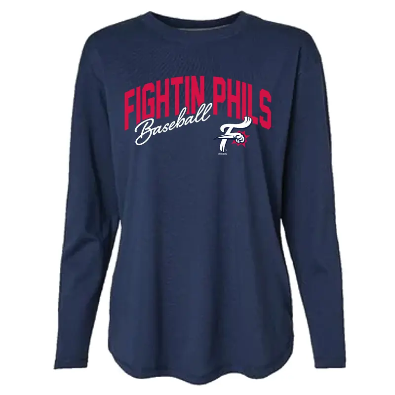 Bimmridder Women's Denim Relaxed Amen Long Sleeve Tee