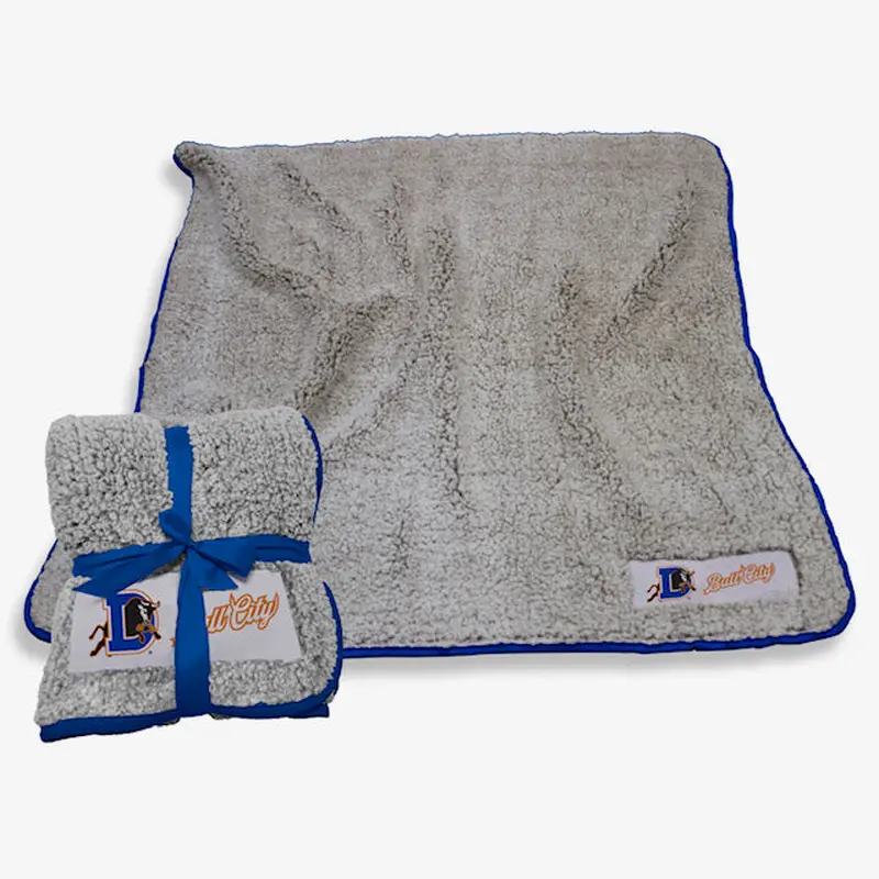 Durham Bulls Royal Frosty Fleece Blanket