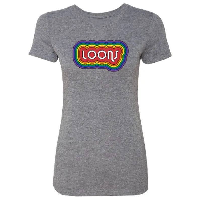 Great Lakes Loons 108 Stitches Junction Pride Tee - Womens