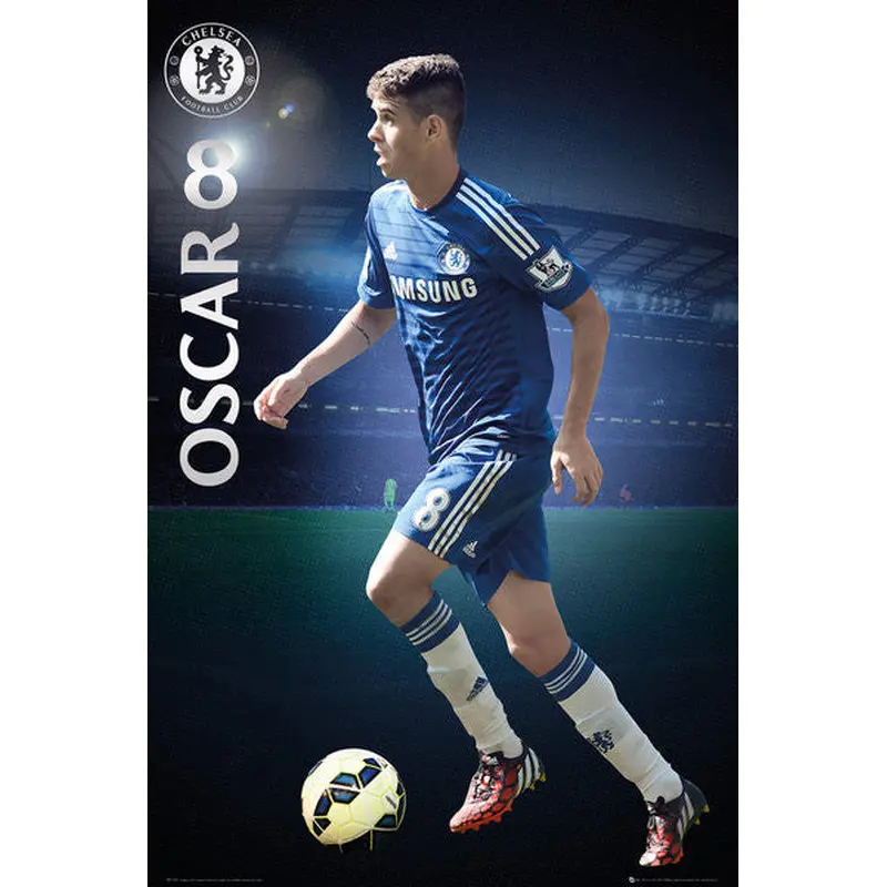 Oscar "Superstar" Chelsea FC Official EPL Action Poster - GB Eye (UK)