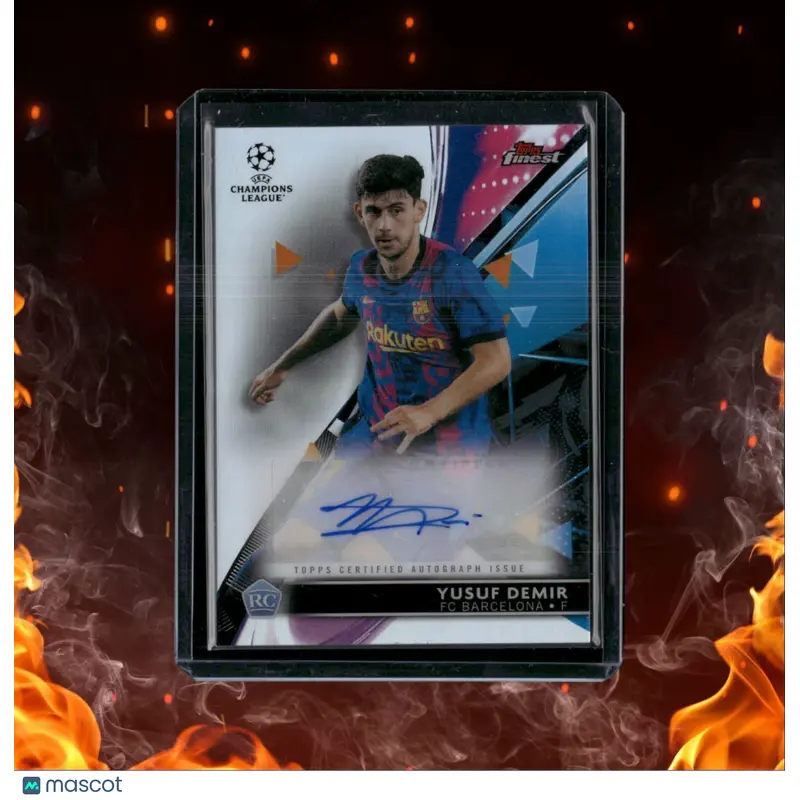 2022 Topps Finest Yusuf Demir Rookie Auto #BA-YD