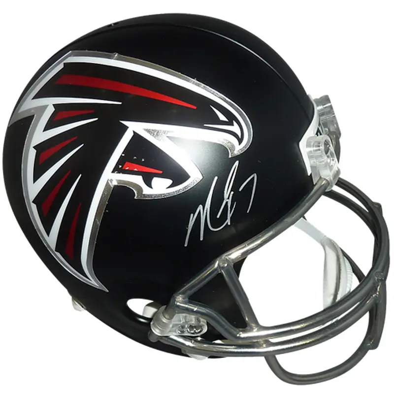 Michael Vick Autographed Atlanta Falcons (Speed) Deluxe Full-Size Replica Helmet - JSA