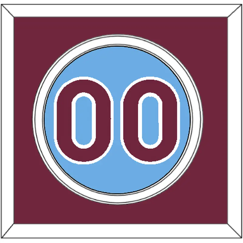 Philadelphia Number - Nostalgia Powder Blue - Double Mat 2