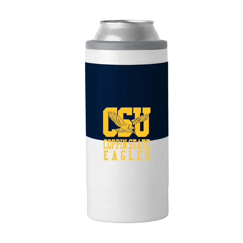 Coppin State 12oz Colorblock Slim Can Coolie