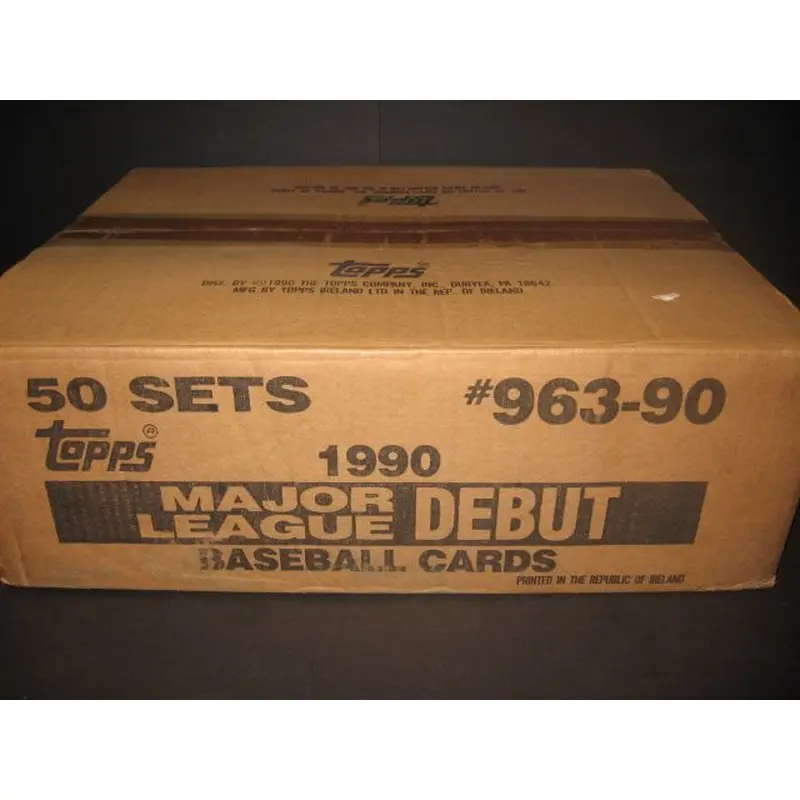 1990 Topps Baseball Major League Debut Factory Set Case (50 Sets)