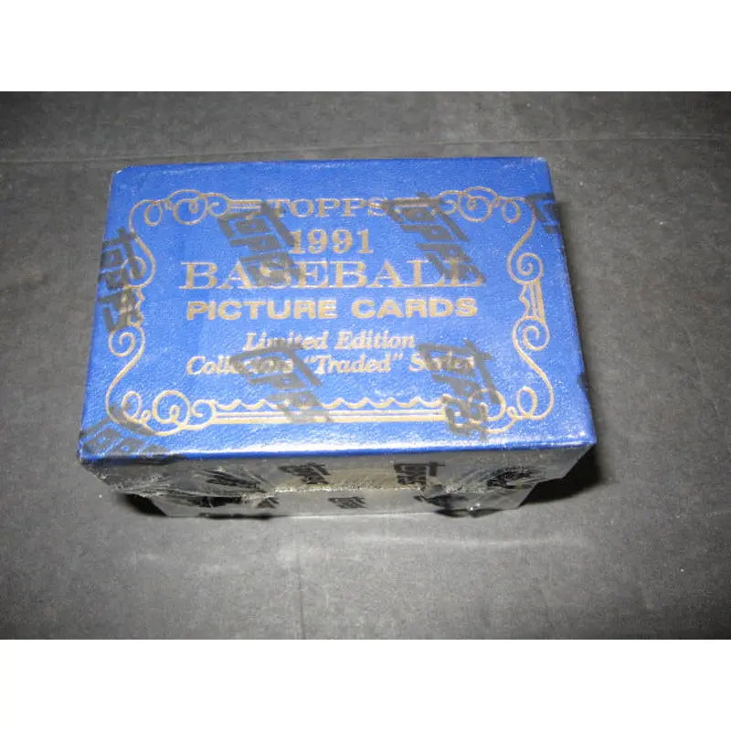 1991 Topps Baseball Traded Tiffany Factory Set (Sealed)