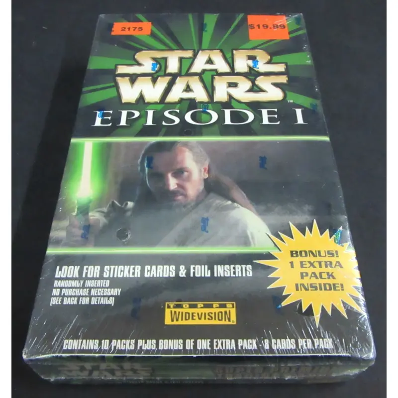 1999 Topps Star Wars Episode 1 Widevision Blaster Box (11/8)