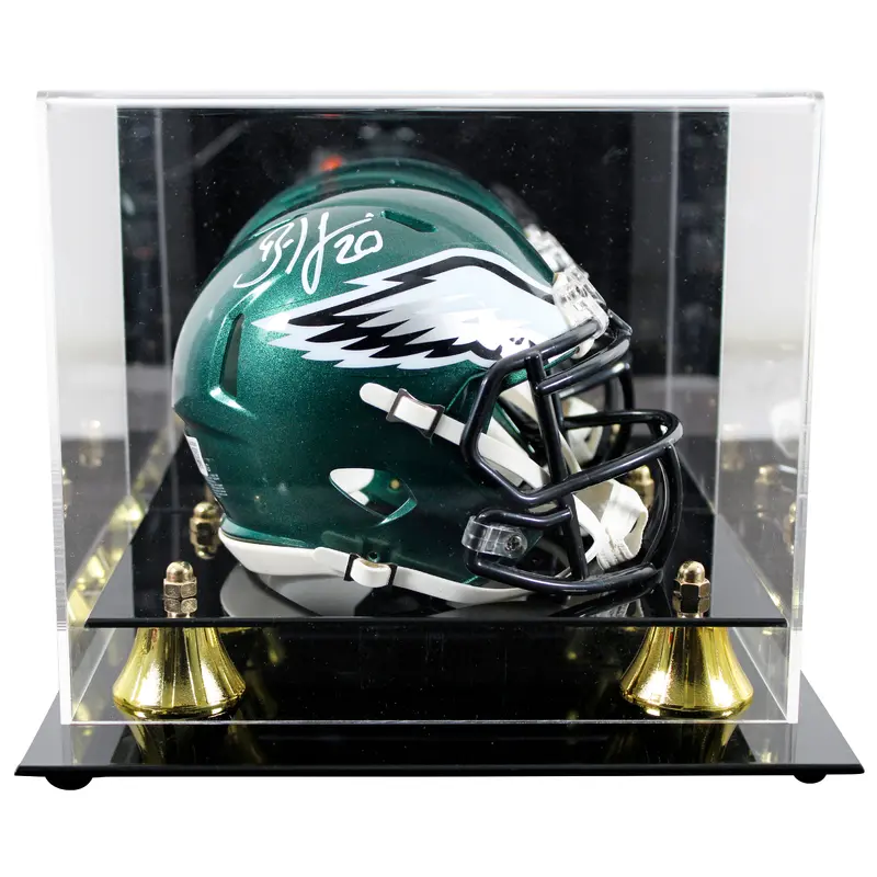 Eagles Brian Dawkins Authentic Signed Speed Mini Helmet W/ Case BAS Witnessed
