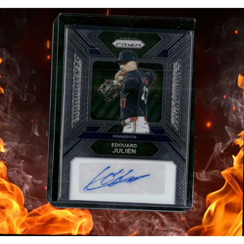 2024 Panini Prizm Edouard Julien Sensational Signatures Auto #SS-EJ