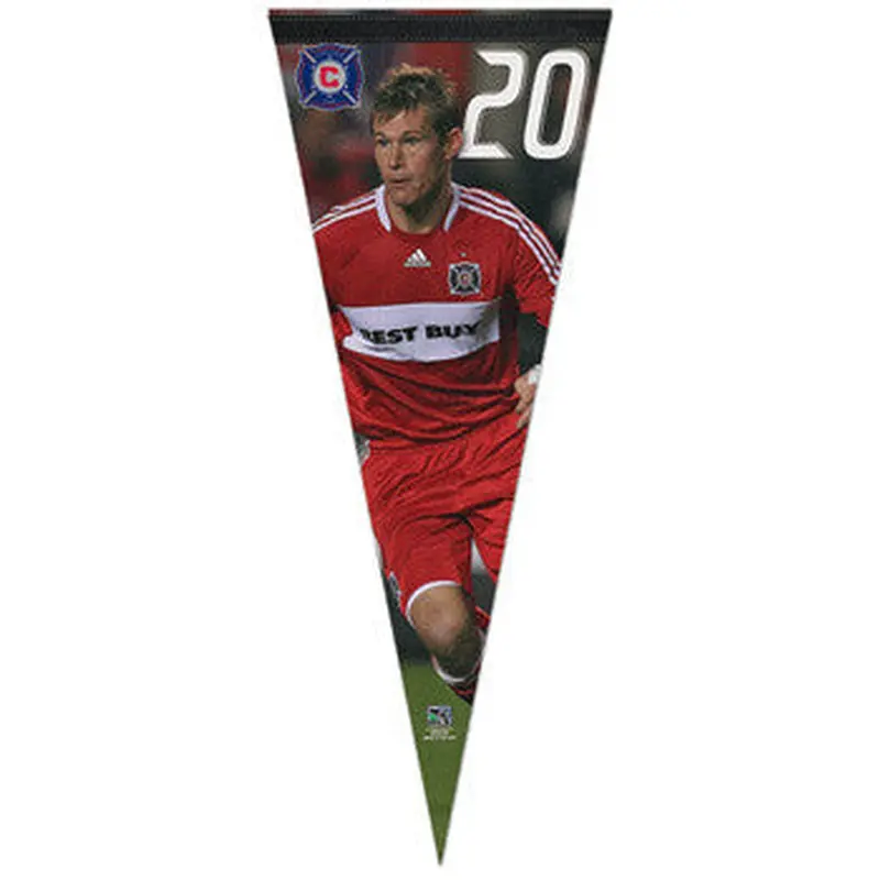 Brian McBride Chicago Fire MLS Premium Pennant LE /2010 - Wincraft