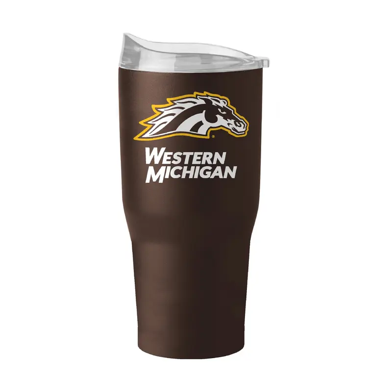 Western Michigan 30oz Flipside Powder Coat Tumbler