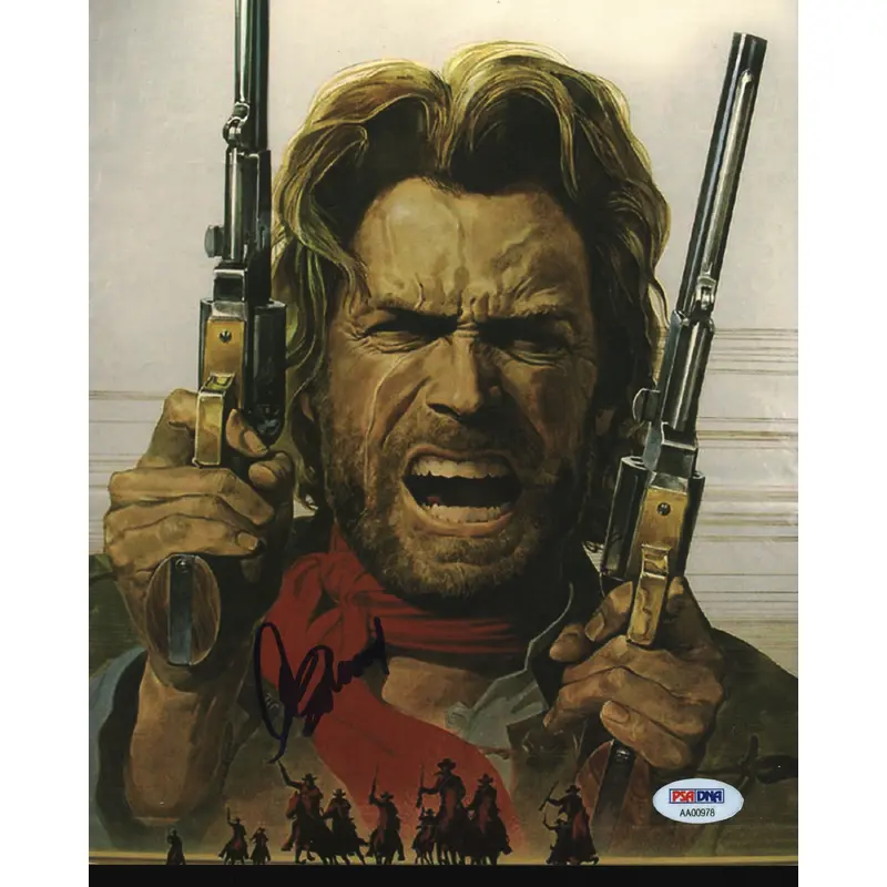 Clint Eastwood The Outlaw Josey Wales Signed 8x10 Photo Auto 10! BAS #AC26949