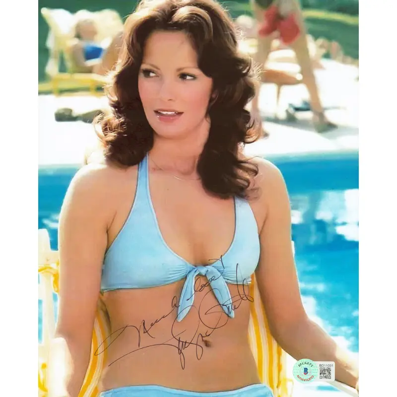 Jaclyn Smith Charlie's Angels "Much Love!" Signed 8x10 Photo BAS #BD11031