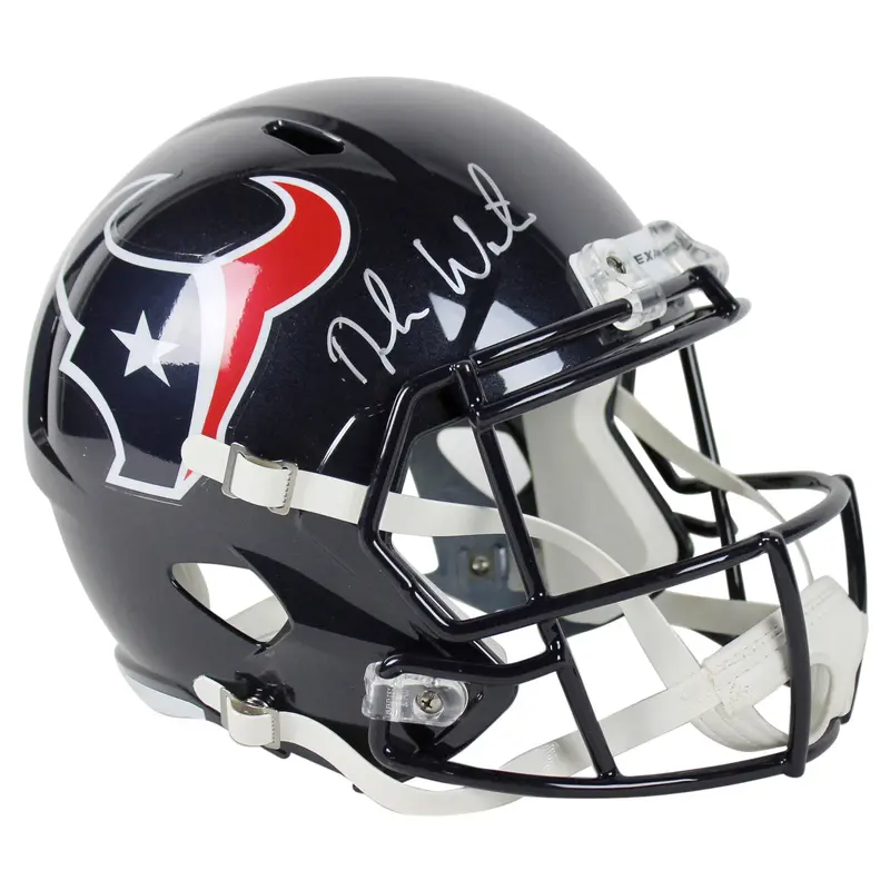 Texans DeShaun Watson Authentic Signed Full Size Speed Rep Helmet BAS Witnessed