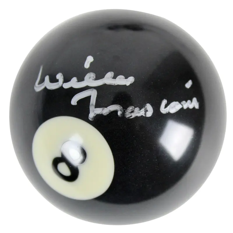 Willie Mosconi Authentic Signed #8 Billiards Pool Ball Autographed JSA #N41276