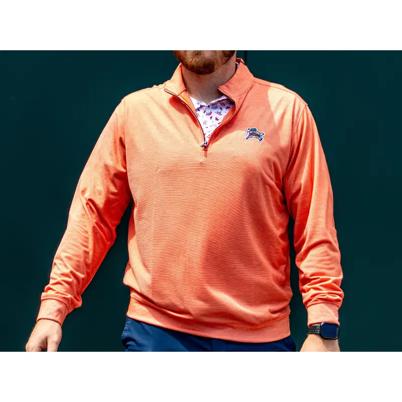 Men's Orange Chuck Butter Quarter Zip