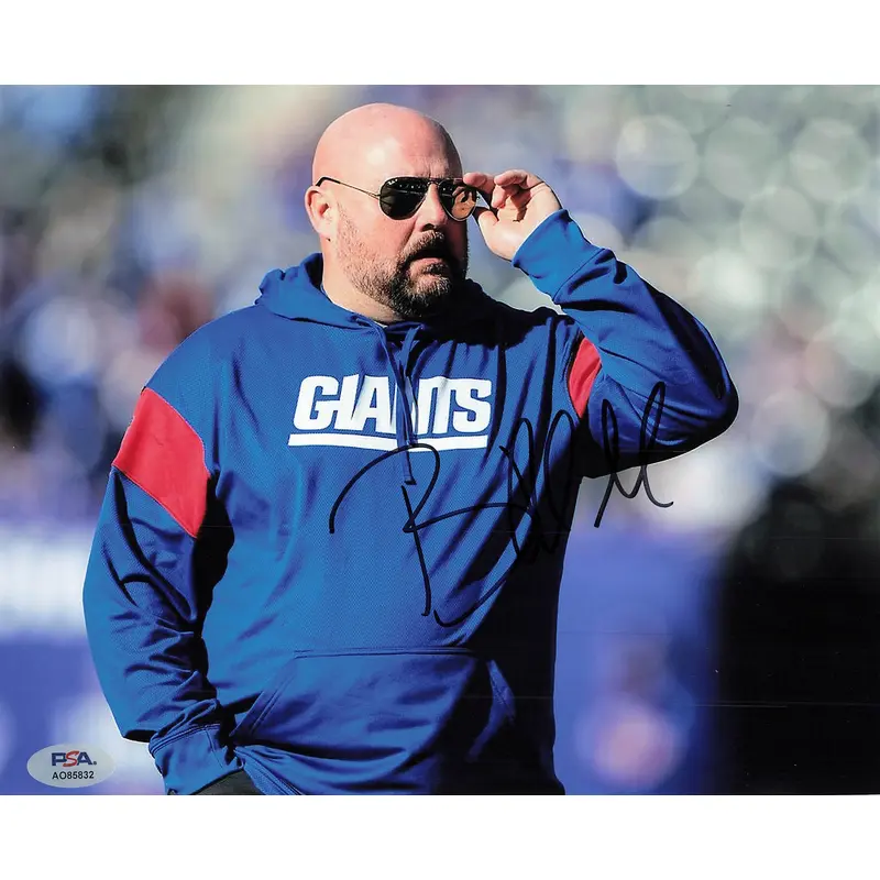 Brian Daboll signed 8x10 photo PSA/DNA Autographed New York Giants Head Coach