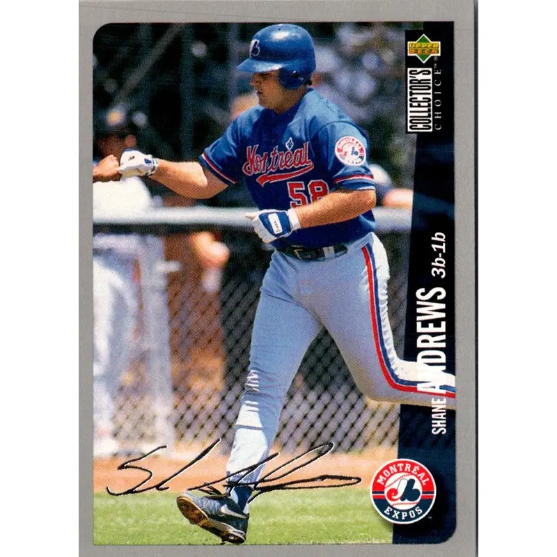1996 Collector's Choice Silver Signature Shane Andrews #208