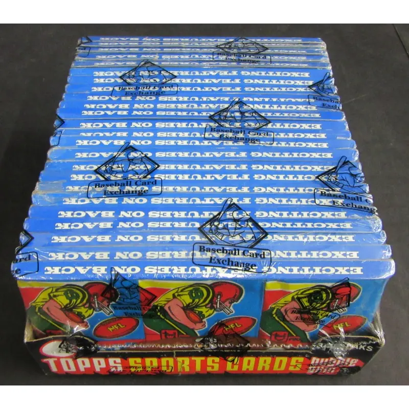 1979 Topps Football Unopened Wax Pack Tray Box (BBCE)