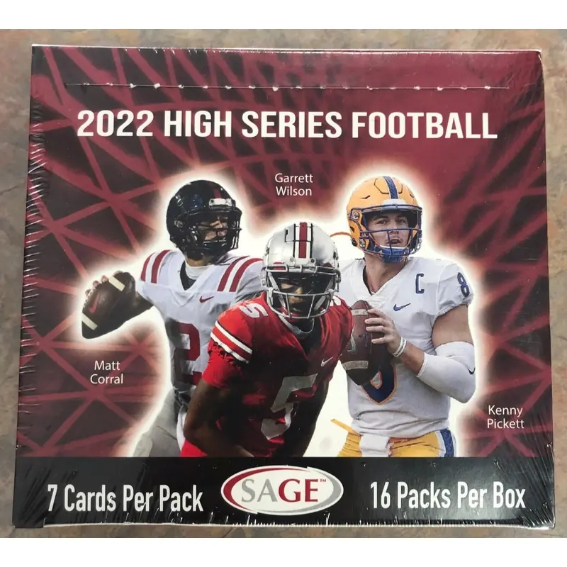 2022 Sage High Series Football Hobby Box