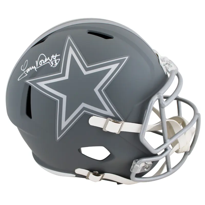 Cowboys Tony Dorsett Signed Slate Full Size Speed Rep Helmet BAS Witnessed