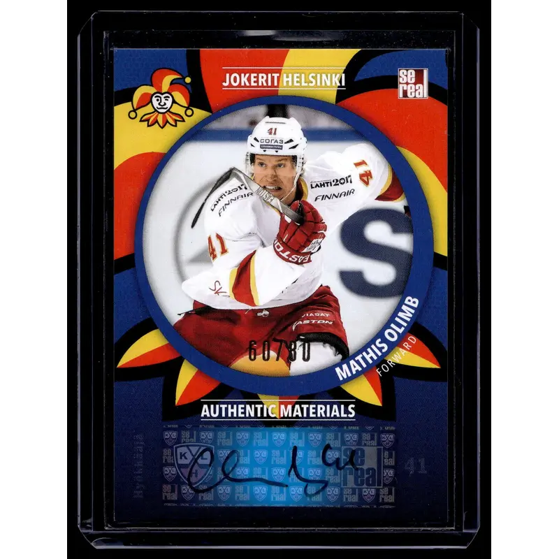 2015-16 Cereal Jokerit Autograph - Mathis Olimb #JOK-AUT-024 /80