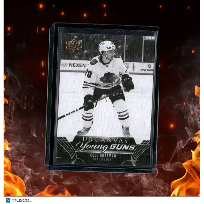 2023-24 Upper Deck Cole Guttman Black Canvas Young Guns Rookie #C91